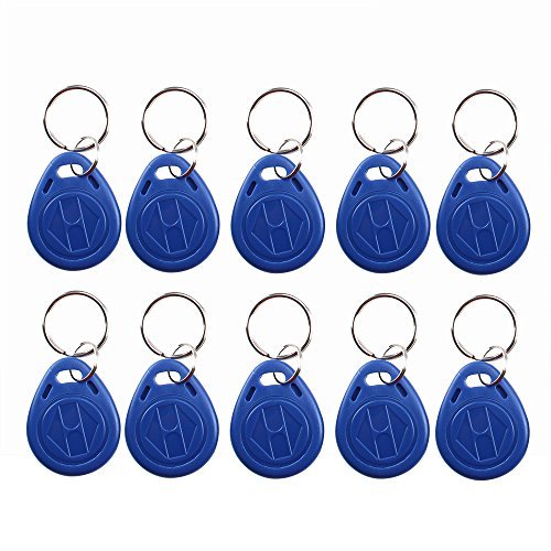 Photo 1 of MINDRFID T5577 RFID Key Fob 125KHz Proximity ID Card Key Tags, Read and Rewirtable Keyfobs (10 PCS)