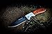 TAC Force TF-469 Gentleman's Assisted Opening Folding Knife, Black Straight Edge Blade, Brown Pakkawood Handle, 4-Inch Closed