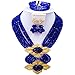 aczuv Fashion African Bead Necklace Nigerian Beads Wedding Jewelry Sets for Women