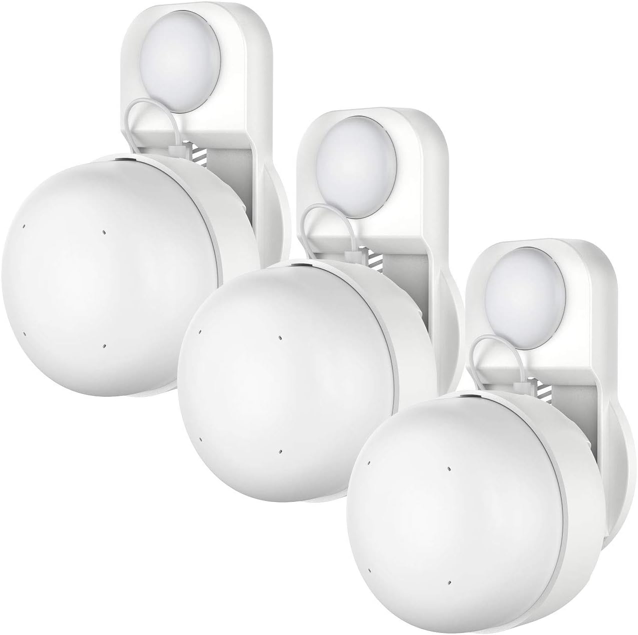 Koroao Outlet Holder Only for Google Nest WiFi Point, No Tools Required and No Cord Clutter Easy Moved Holder Bracket Compatible with Google Nest WiFi Point (3-Pack)