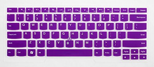 HYAIT 1Pcs Colorful Silicone Keyboard Protector Skin Cover for ThinkPad E330/335/430/430C/431/435/445,S430,L330,T430,T430U,X230 SEMI-PURPLE