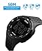 Digital Sports Watch Electronic Waterproof LED Military Big Face Light Black Men's Womens watch 1219