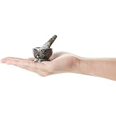 Dakorn Mortar and Pestle Set, Granite with Unpolished Inside, Tiny Size, 1.9"