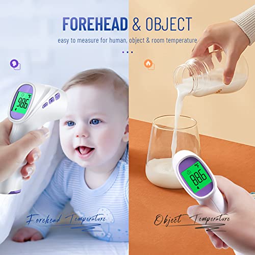 1NoTouch Digital Forehead Thermometer, Infrared Thermometer for Adults