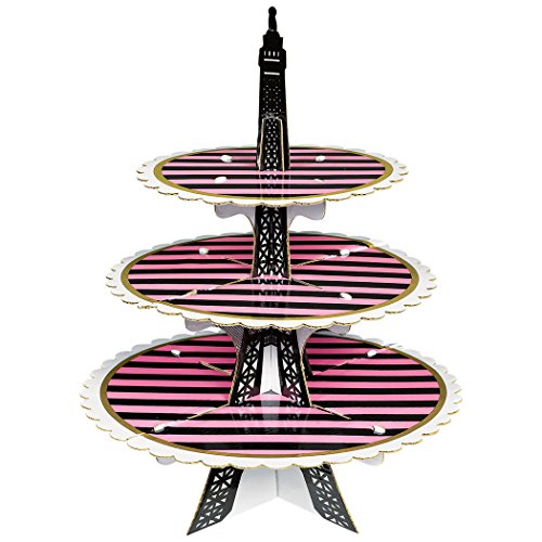 Eiffel Tower Cupcake Stand. Day In Paris Treat Stand.