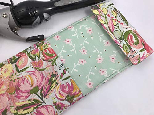Curling Iron Holder Cover or Flat Iron Case - Painted Desert Printemps