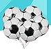 LUOEM Soccer Balloons Aluminum Foil Balloon Mylar Balloons for Birthday Party Decoration 2018 World Cup Party Pack 10PCS 18Inch