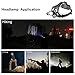 Smiling Shark 5000 Lumen Bright Headlamp Flashlight, 3 XML-T6 LED Headlight Torch with Rechargeable Batteries and Charger for Outdoor Sport