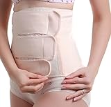 1PCS Cotton Elastic Abdominal Binder Postpartum Belly Wrap Waist Slim Slimming Shaper Back Support Girdle Belt C-section Pregnancy Recovery Abdomen Corset Staylace for Women Lady Girl (M)