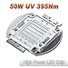 Hontiey High Power LED Chip 50W UV Purple Light 395-400Nm Bulbs 50 Watt Beads DIY Spotlights Floodlight COB Integration Lamp SMD Stage Lights