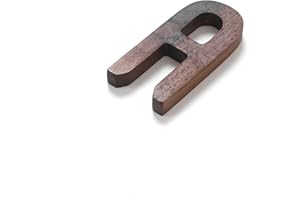 HQCHOOSE 3" Walnut Wood Letters for Wall Decor – Premium Decorative Alphabet Letters for DIY Crafts, Weddings, Parties, Home,