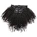 14inch Afro Kinky Curly Clip In Human Hair Extensions 7Pcs/Set Natural Hair Extensions Brazilian Curly Clip Ins