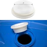 HUIKANGSHENG 5PCS 2 Inch Poly Drum Bung Cap Fine Thread Gasket 55 Gallon Plastic view 3