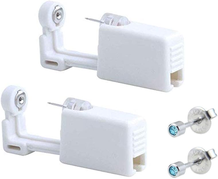 Ear Piercing Gun Earring Disposable Ear Stud Gun Sterile No Pain Ear