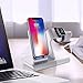 UPWADE Apple Watch Stand Qi Wireless Charging Pad Stand Universal Desktop Charging Stand 2 in 1 Charging Station for iPhone Xs Max/XR / XS/X / 8/8 Plus iWatch Series1 2 3 Nike+ iPad Multiple Devices