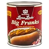 Worthington Loma Linda Big Franks, Vegetable and Grain Protein Links, 6-Pound Can