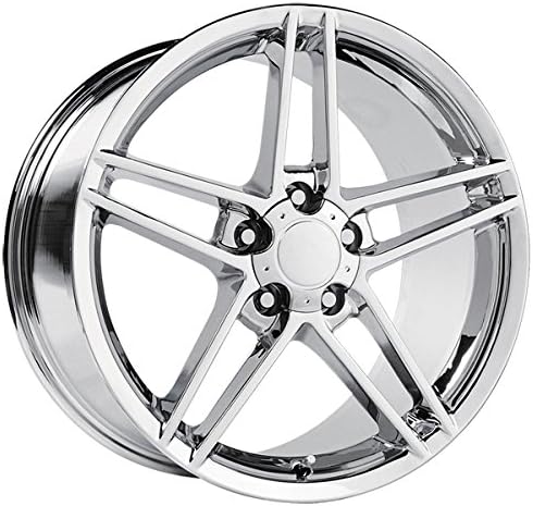 Replica 117C Corvette C6 Z06 17x8.5 5x4.75" +49mm Chrome Wheel Rim