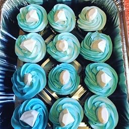 bucket of buttercream frosting