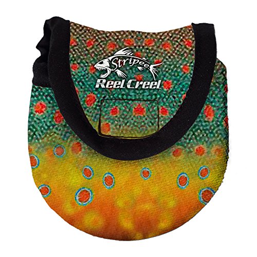 Stripee Reel Creel - Neoprene Fly Fishing Reel Cover and Protector- Lg