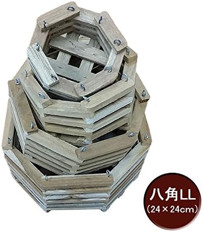 Amazon Co Jp 蘭用木枠八角ll 内寸24cm 24cm セッコク バンダ フウラン 着生ランやコウモリランの栽培に ホーム キッチン
