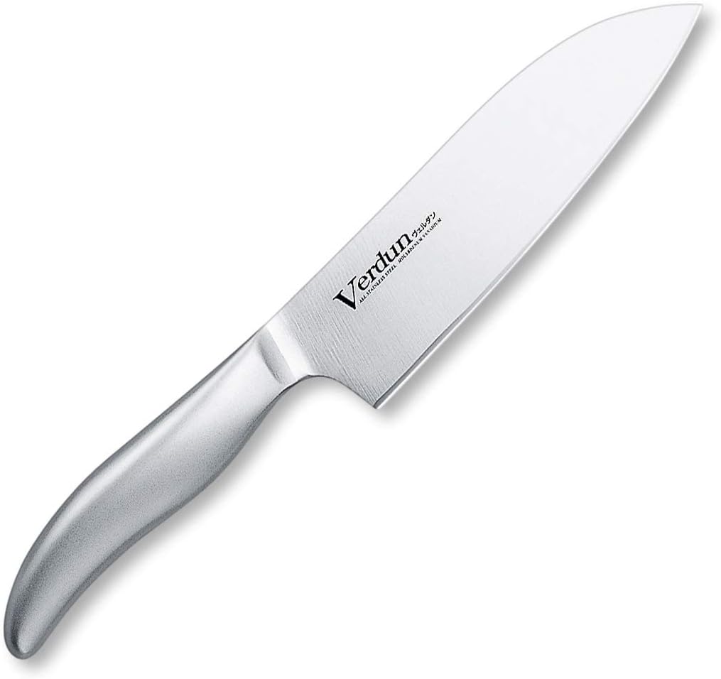 Verdun 145 mm (5.7 Inch) Stainless Steel, Japanese Santoku (All Purpose) Kitchen Knife