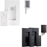 Wireless Dimmer Switch, Remote Light Switch and Receiver kit, Work with Alexa Voice Control, Smart Wall Switch Lighting Fixture for Dimmable LED/CFL INC/HAL Bulb of Ceiling Pendant Lamps, ETL Listed