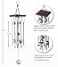 punada Premium Wind Chimes Outdoor, 22” Amazing Grace Wind Chimes for Outdoor Indoor Patio Garden Balcony, Beautiful Outdoor Decor (Silver)