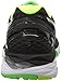 ASICS Men's Gel-Kayano 23 Running Shoe, Black/Silver/Safety Yellow, 11 M US
