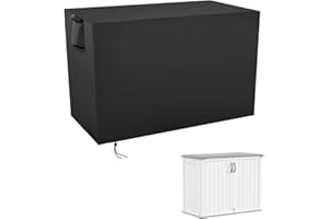 Aidetech Storage Sheds Cover Fit for Devoko Outdoor Storage Cabinet, Waterproof Storage Box Storage Cabinet Cover- 48"L x 26"W x 37"H