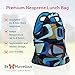 Be Marvellous with Premium Neoprene Lunch Tote Insulated Eco-Friendly Lunch Bags Boxes for Women Girls Adults Kids