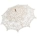 Birsppy Remedios(19 colors) Ivory Vintage Bridal Wedding Cotton Lace Parasol Umbrella