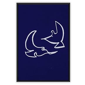 signwin Framed Canvas Wall Art Flowers Pattern Canvas...