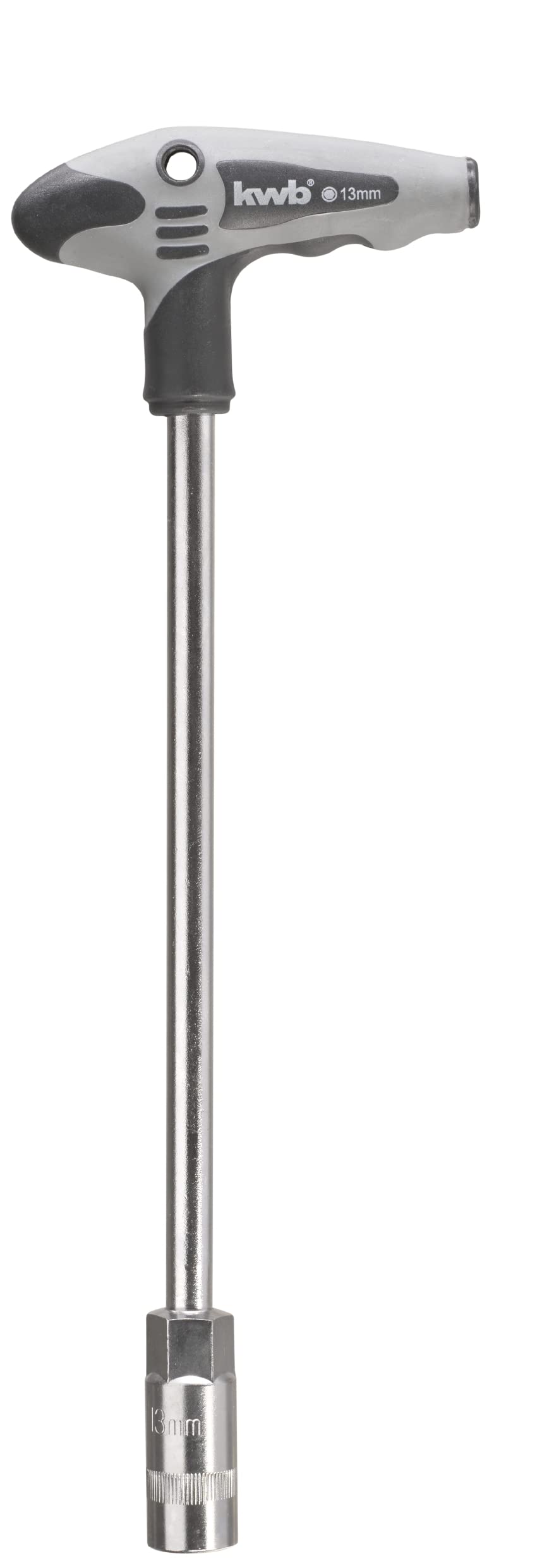 kwb Screwdriver 13 mm Socket Wrench with T-Handle for Optimal Power Transmission