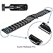 for Xiaomi Amazfit Bip Band, Lamshaw Stainless Steel Metal Replacement Straps for Xiaomi Huami Amazfit Bip Younth Watch (Black)