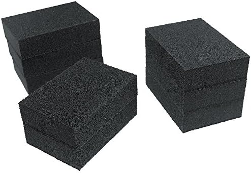 Anbers Medium Grit Sanding Sponge, 4 by 2.8 by 1 Inch, 18-Pack, F
