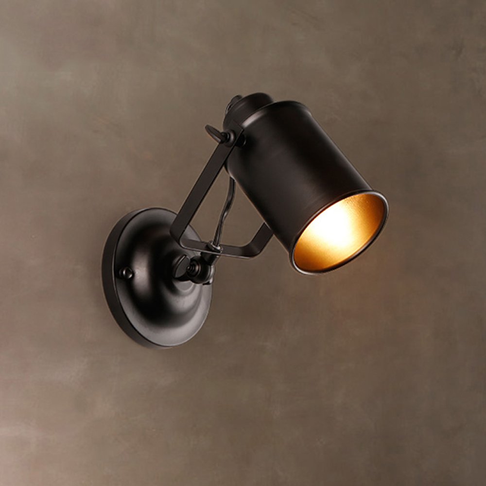 Sheen American style Industrielle Vintage Wandleuchte,E27 Lampenfassung