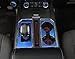 Blue Gear Shift Box Panel and Cup Holder Decorative Cover for Ford F150 2016 2017