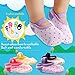 Cubaco 6 Pairs Baby Socks Non Skid Anti Slip Slipper Cotton Socks With Grips and Straps For Baby Toddler Girls