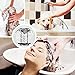Drain Hair Catcher Strainer Stainless Steel, Mifanstech Bathtub Drain Protector, Fast Water Tub Drain Cover, Anti-rust/Mold, Size From 1.35''to 1.75'' for Bathroom and Kitchen