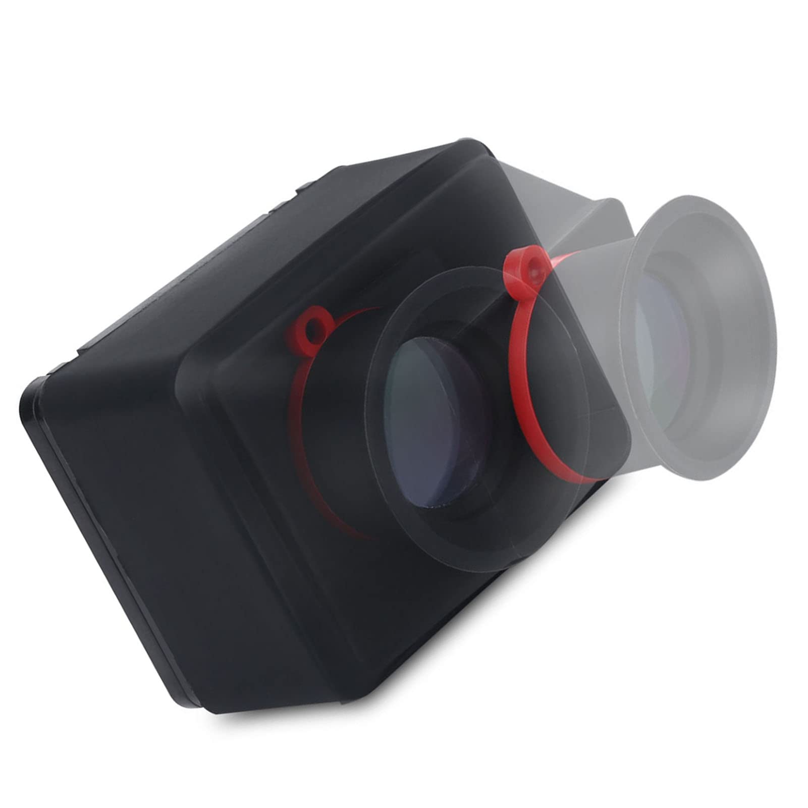 Hopcd LCD Viewfinder 3X Magnifier, Durable 3X Magnifier Viewfinder Camera Accessory for 3.2in Screen DSLR Mirrorless Cameras