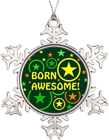 Cool fine Personalised Christmas Tree Decoration Self Confidence Snowflake Ornaments Canada