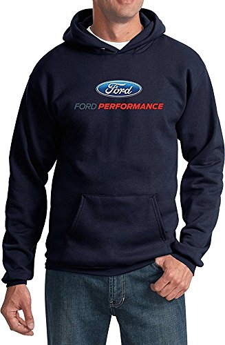 Ford Performance Racing Hooded Sweatshirt Pullover Ford Motor power racing Men's Hoodie Navy Blue,XX-Large