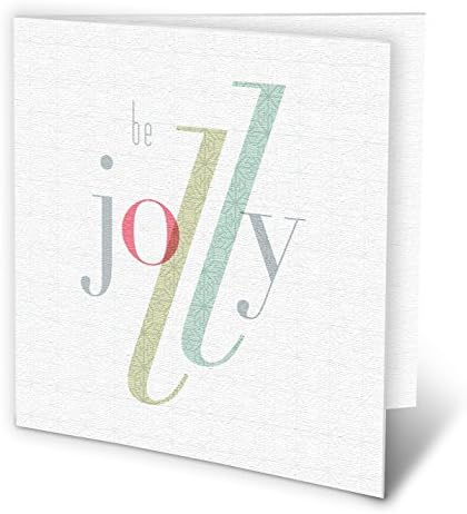 Holiday Greeting Cards, Jolly Season (Boxed Set of 12 Cards - Envelopes Included)