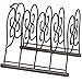 SONGMICS Pan Organizer Rack Holder for Kitchen Cabinet Pantry Frying Pan & Skillet Storage Brown UKPR01K