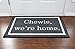 FloorMatShop Star Wars Chewie We're Home Funny Novelty Carpet Nylon Indoor Welcome Entrance Mat Approx. 2' x 3' Surged Edge Made in The USA