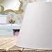 Lamp Shade IMISI Desk Lamp Table Lamp Shade Linen Fabric White Reading Lamp Shades 7.9 X 7.5 X 11.8 Inch Dining Standing White Lamp Shades for Men (one-Pack)