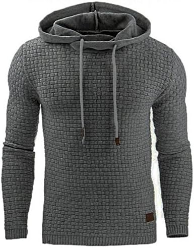 Kateirmaso Hoodies Men Male Long Sleeve Hooded Sweatshirt Mens Hoodie Tracksuit Sweat Coat Sportswear M-3Xl Yangshan -11 M
