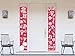 90shine 2PCS Valentines Day Decorations Lighted Banners - Valentine Door Porch Signs Heart Love Hangings Wall Decor Party Supplies(Not Batteries Included)