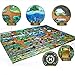 ailler Kids Map Taffic Animal Play Mat 130 x 100cm/51 x 40inch Baby Road Carpet Home Decor Educational Toy Baby Gyms & Playmats-Without Cars, Road Signs and Animals