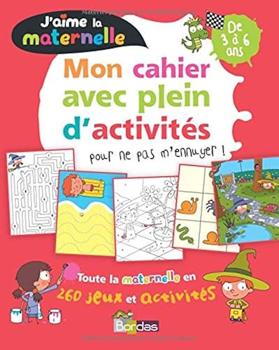 Download Mon cahier avec plein d'activités pour ne pas m'ennuyer ! De 3 à 6 ans PDF